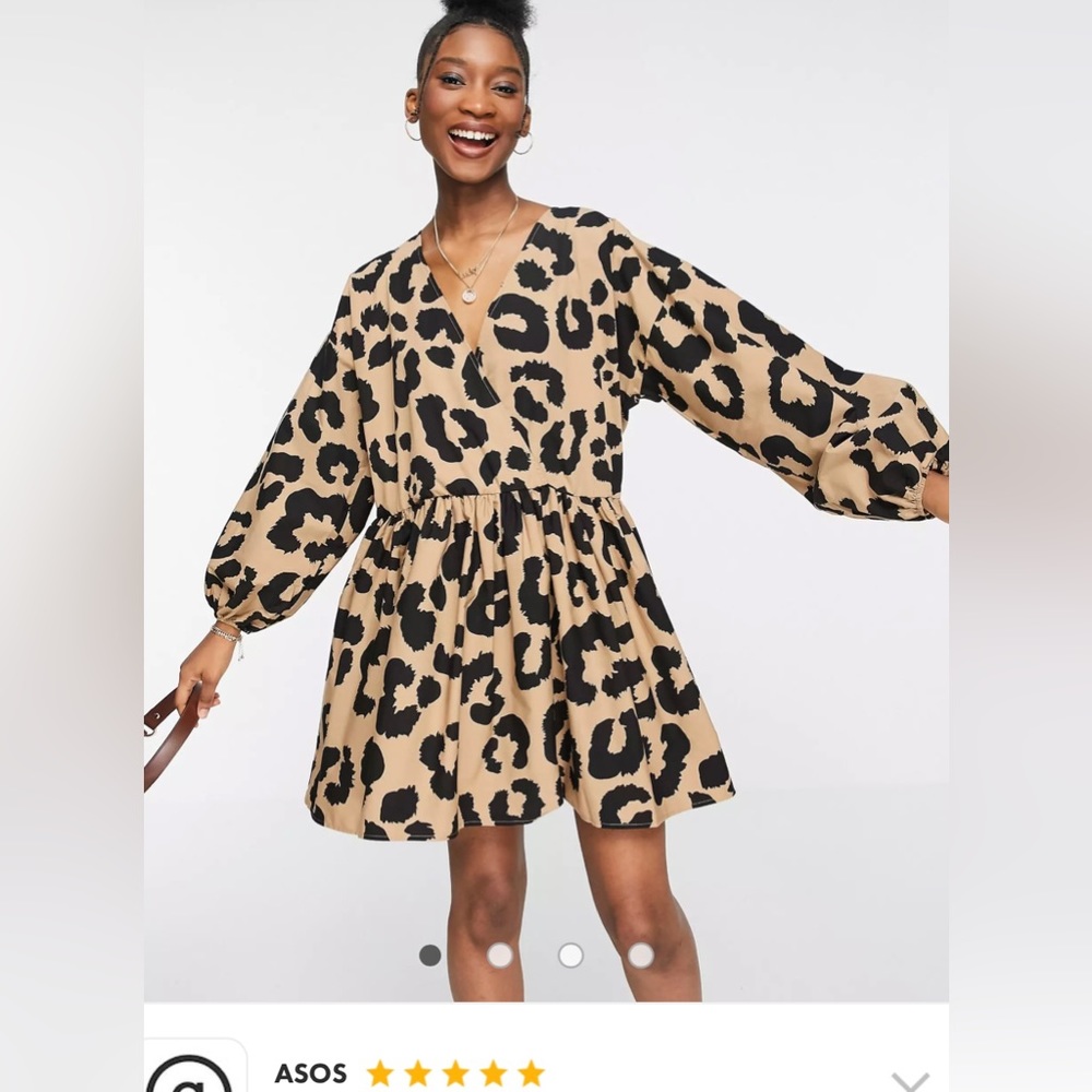 ASOS cotton poplin dress